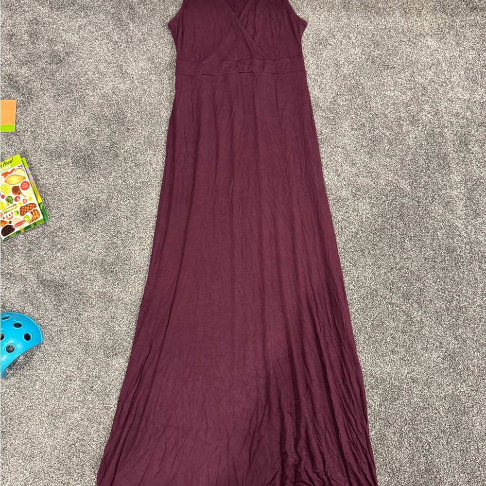 Old Navy Red Halter Sleeveless Gown